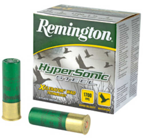 Remington HyperSonic 12 Gauge 3" 1.25 oz. Steel #4 Lead Free 25 Round Box 26777