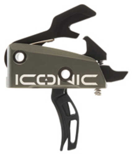 Rise Armament T-22 ICONIC Independent Two-Stage Trigger Green T22-GRN