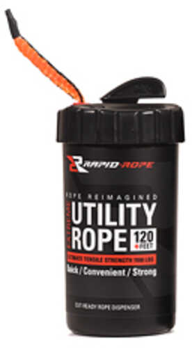 Rapid Rope Canister Orange In a 120 Feet Rated For 1100 lbs Built-In Cutter RRCO6010
