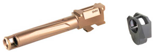 Radian Weapons RAMJET Barrel AFTERBURNER Compensator 9MM DLC Finish Bronze and Black INTRA-LOK Mounting System Fits Gloc