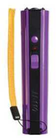 Sabre Concealable Stun Gun Purple 0.845 uC with Stop Strap and LED Flashlight Model: S-1006-PR