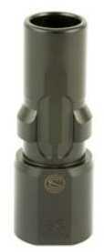SilencerCo AC2603 3-Lug Muzzle Device 45 ACP 5/8"-24 Threads Black