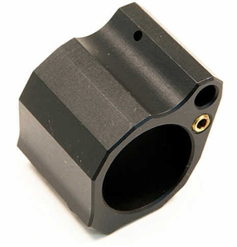 Seekins Precision 0011510031 Low Profile Adjustable Gas Block 1.37" x .94" Black Melonite
