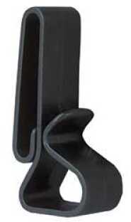Safariland Model 075 Hearing Protector Holder Plastic Black 075-2