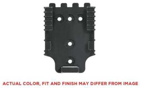 Safariland Model 6004-22L Quick Locking Receiver Plate with Feature Single Kit Only Black Finish 6004-22L-2