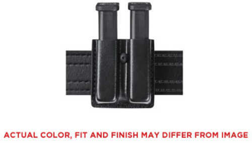 Safariland Model 79 Slimline Open Top Double Magazine Pouch Fits Glock 17 Plain Black Finish 79-83-2