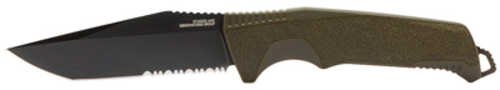 SOG Knives & Tools Trident FX 4.2" Fixed Blade Knife Tanto Point Straight Edge Glass Reinforced Nylon Handle Cryo 4116 S