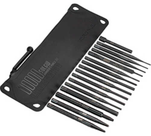 Sons of Liberty Gun Works Armorers Punch Set 16 Piece Includes DAKA Zippered Pouch QPQ Black PUNCH-KIT