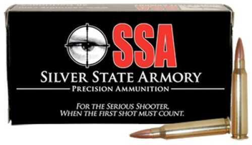 5.56mm Nato 77 Grain Hollow Point 20 Rounds Silver State Armory Ammunition
