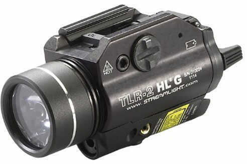 Streamlight TLR-2 HL G Weapon Light with Laser Black 1000 Lumens Model: 69265