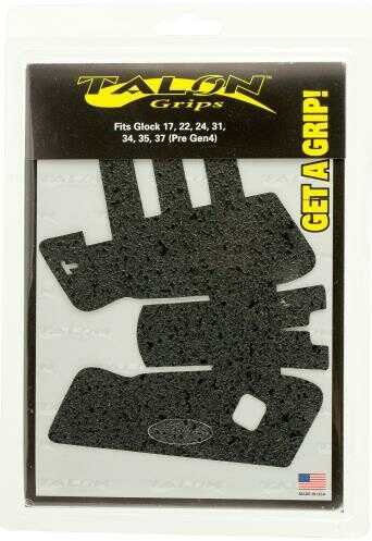 Talon Grips 103R Adhesive Compatible with for Glock 17/22/24/31/34/35/37 Gen3 Textured Rubber Black