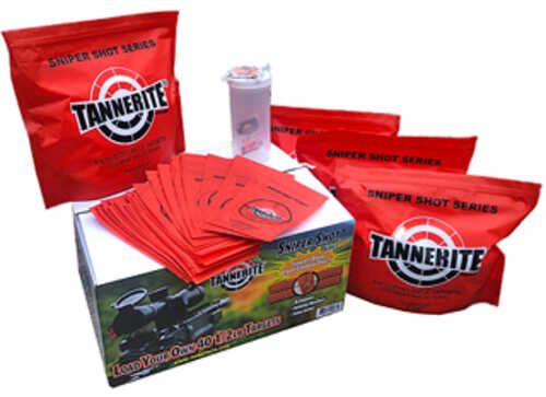 Tannerite Sniper Shot (4) 5lb. (40) Target Pouches (1) mixing jar prepacked silver catalyst earplugs SNT 40