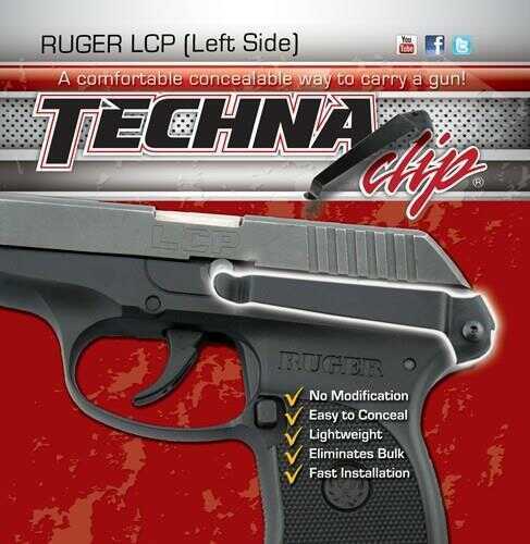 TECHNA Clip Ruger LCP LH Blk LCP-BL-img-0