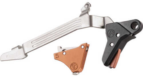 Timney Triggers Alpha Competition Trigger Anodized Finish Bronze Fits Glock Gen 5 20/21/29/30/40/41 Alpha Glock 5-Large-