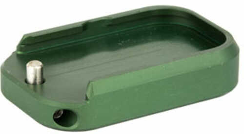 Taran Tactical Innovation Base Pad For Glock +0 9/40 Double Stack OD Green Finish GBP940-7S