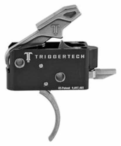 TriggerTech AR0Tbs33NNC Competitive Primary With Bolt Release AR-Platform Two Stage Traditional Curved 3.50 Lbs
