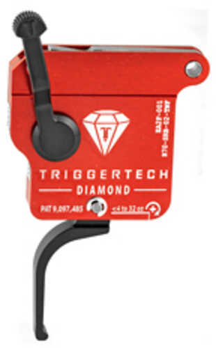 TriggerTech R70SRB02TNF Diamond Without Bolt Release Remington 700 Black Single-Stage Flat 0.30-2 lbs Right