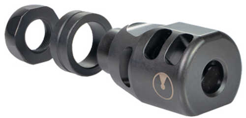 Ultradyne USA Lithium PCC Compensator Muzzle Brake with Timing Nut PCC 9MM 1/2"-28 Thread 1.125" Outside Diameter 416 SS