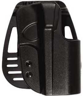 Uncle Mike's Kydex Paddle Holster Fits Springfield XD Compact With 3" Barrel Right Hand Black 5427-1