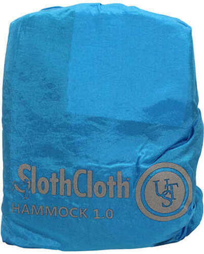 UST - Ultimate Survival Technologies SlothCloth Hammock 1.0 Blue/Gray Lightweight 96"x50" Flat Peggable Box Packaging In