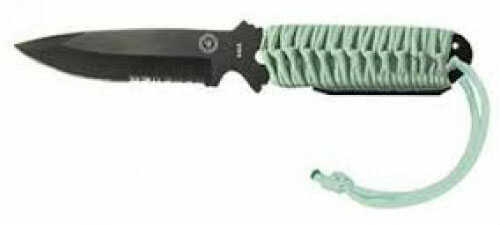 SaberCut Saw Para Knife UST - Ultimate Survival Technologies 20-51164-15 Fixed Blade Black & GLO