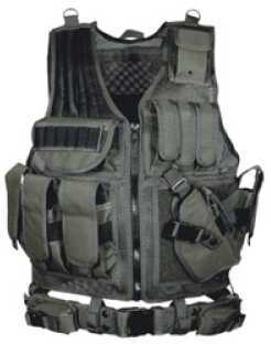 Leapers Inc. - UTG Vest Black 547 Law Enforcement Tactical Pvc-V547BT