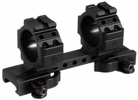 Leapers Inc. - UTG Ring Fits Picatinny/Weaver 30mm Black Finish Flip-To-Side Quick Detach Mount RG-MF30QS
