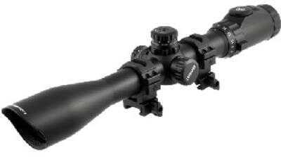 Leapers Inc. - UTG AccuShot Rifle Scope 4-16X 44 30MM 36-Color Mil-Dot Reticle Black Finish SCP3-U416AOIEW
