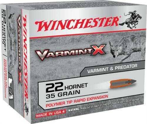 22 Hornet 35 Grain Polymer Tip 20 Rounds Winchester Ammunition