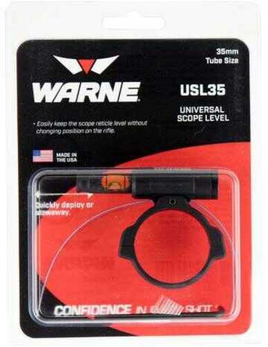 Warne Scope Mounts Universal Level Black Finish Fits 35mm Tubes USL35