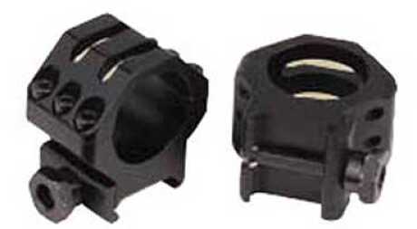 Weaver Tactical Rings Extra High, 6 Point, Matte Black Md: 48351