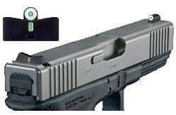 XS Sights GL0001S5 DXT Big Dot Compatible w/for Glock 171922-2426-2731-3638 Green w/White Black