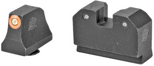 XS Sights R3D Suppressor Height Night for Glock 17/19/26 Orange Front