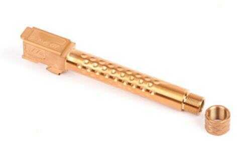 ZEV BBL17DSBRZ Match Grade Compatible with for Glock 17 Gen1-4 4.97" 416R Stainless Steel Bronze Threaded