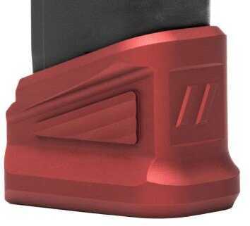 ZEV Technologies Extended Base Pad For Glock Red Finish Add +5 Capacity on 9mm +4 .40 Cal Additional Pow