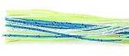 Strike King Replacement Skirt 3Pk Chartreuse/Clear/Blue Md#: S33-71