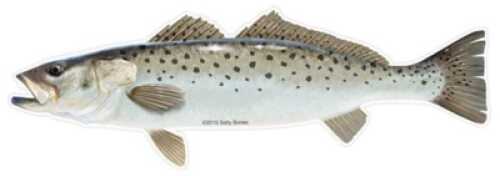 Salty Bones Profile Fish Decal 13-3/4In X 4-3/4In Speckled Trout Md#: BPF2501