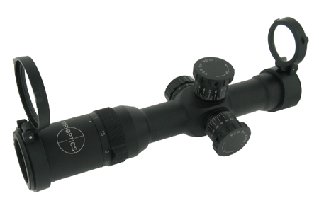 Extreme Tactical Riflescope 1-4X24mm 30mm Mono Tube Matte With First Focal Plane Multi Plex illuminated Reticle