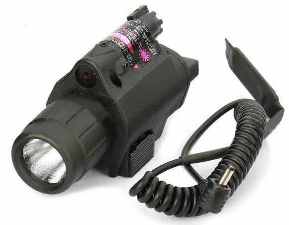 Vecto Optics Doublecross Laser 200 Lumens Flashlight Combo