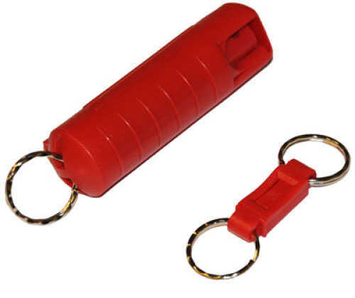 Sabre 3-In-1 Self Defense Spray Red Hard Case Quick Release Key Ring & Belt Clip Pepper Cs Military Tear Gas Inv