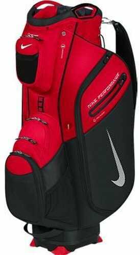 Nike Performance Cart II Golf Bag - University Red/White/Blk