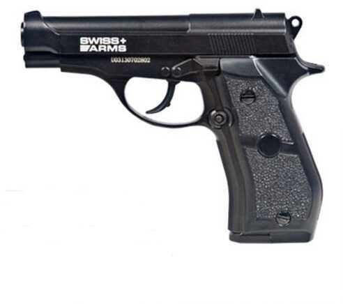 Swiss Arms P84 4.5mm C02 Airgun Metal Pistol Fixed Slide