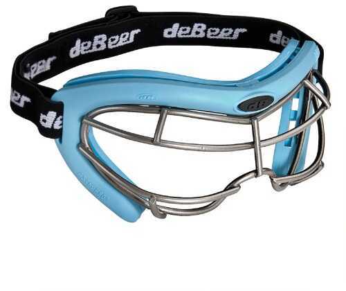 deBeer Lacrosse Vista Si Goggle Blue Frame And Silver Wire