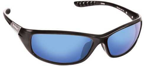 Fly Fish Sundance Sunglasses Matte Black/Smoke Blue Mirror