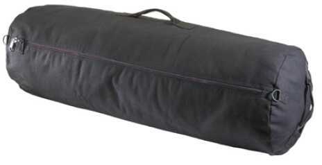 Texsport Black Zippered Canvas Duffel Bag
