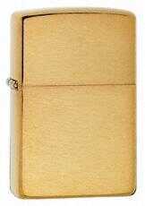 Zippo Brushed Brass Without Solid Engraved