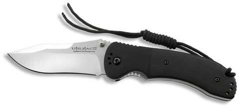 Ontario Knife Co JPT-3R Dp Folding Black Rnd SP