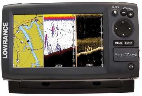 Lowrance Elite-7 Combo Gold 50/200 455/800 Md:000-10972-001