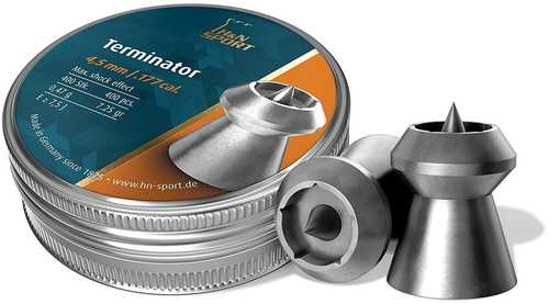 H and N Terminator Hollowpoint Airgun Pellets .177 cal.