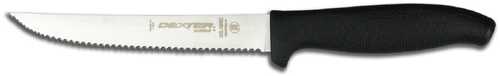 Dexter-Russell 6in Scalloped Utility Knife with Black Handle